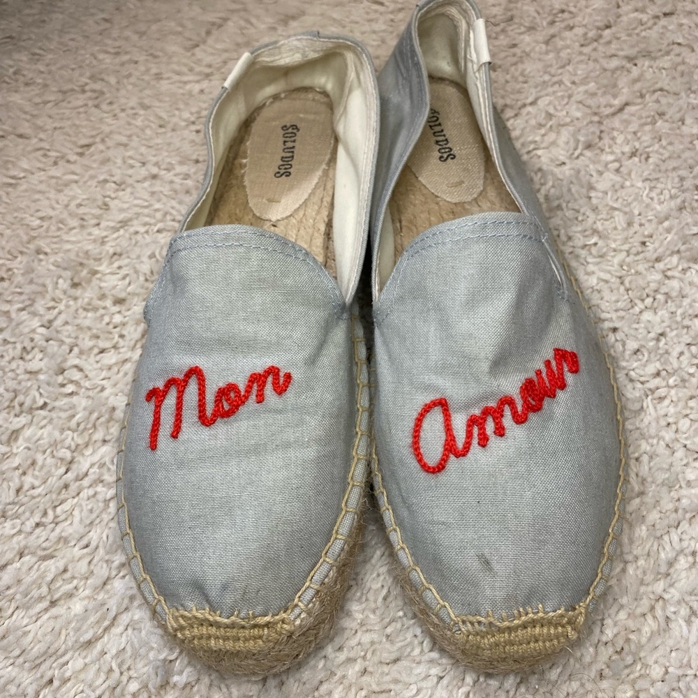 Worn only once Soludos espadrille flats